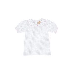 Maude’s Peter Pan collar shirt - ruffle short sleeve